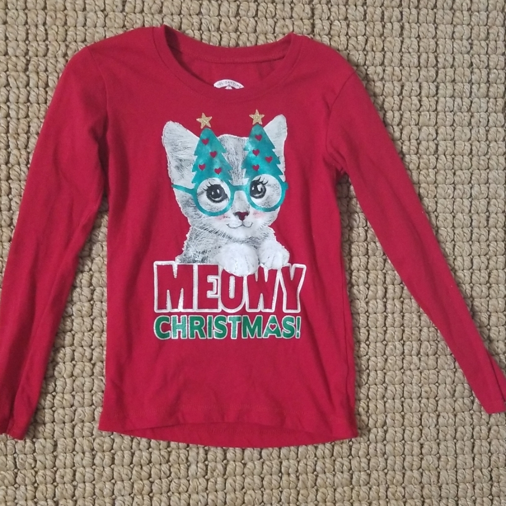 Girls Christmas shirt